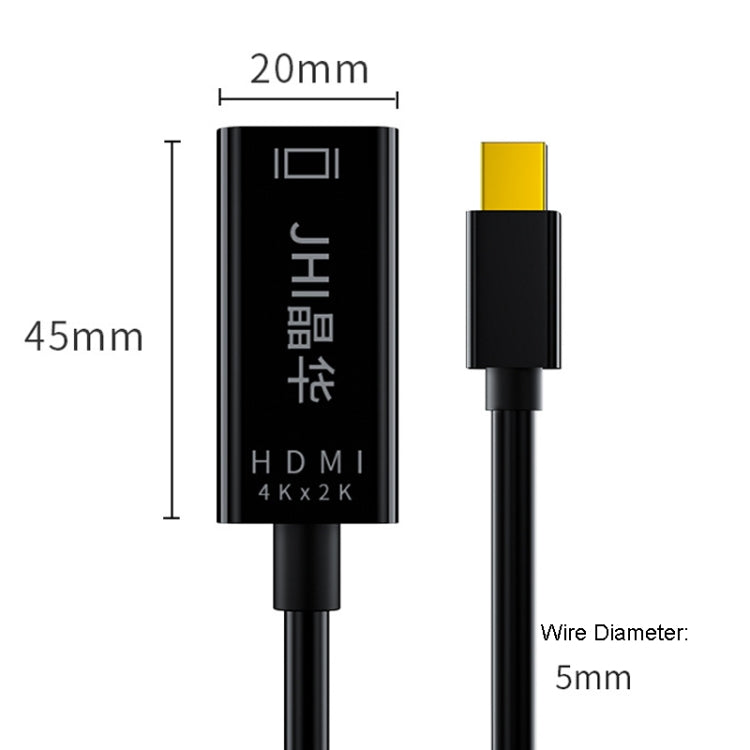 JINGHUA Mini DP To HDMI HD Video Converter For Thunderbolt 4K Interface