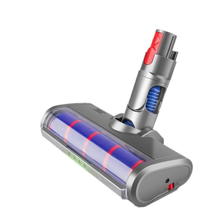Vacuum Cleaner Soft Fleece Floor Brush With Dust Display LED Lamp, For Dyson V7-V11 G5