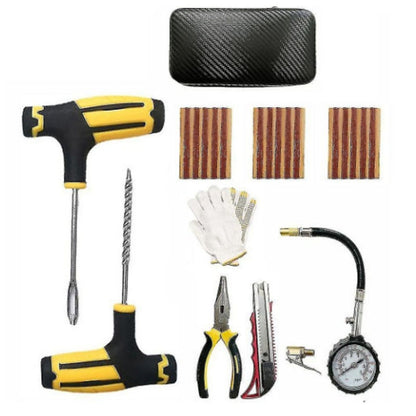Automotive Vacuum Tire Repair Tool Car Tire Patching Instrument Set, 4pcs, 6pcs, 7pcs, 7pcs-1, 8pcs, 10pcs, 10pcs-1
