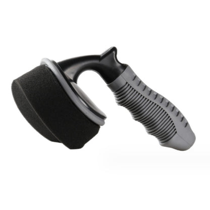 Durable Car Tire Waxing Curved Sponge Brush, Waxing Brush