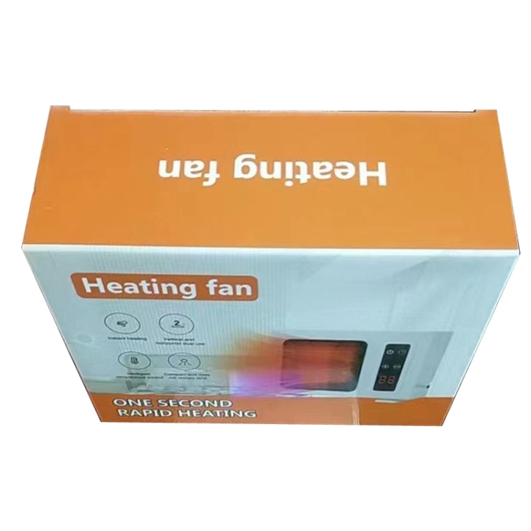 600W Desktop Electric Heater PTC Fast Heating Energy Saving Warm Fan, With Remote Control