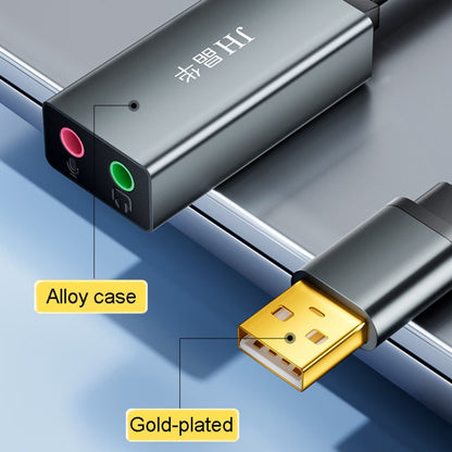 JINGHUA Z169A USB To AV Sound Card With Cable Converter Computer Host To 3.5 Audio Port Adapter