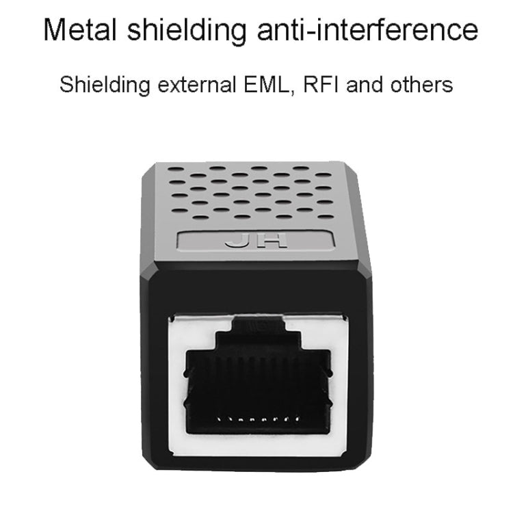 JINGHUA S61 Dual Pass-Through Header Network Cable Butt Connector Extender