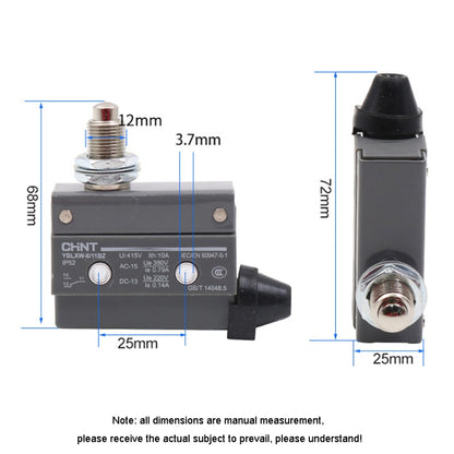 CHNT YBLXW-6/11BZ Self-Resetting Limit Microwave Travel Switches, CHNT YBLXW-6/11BZ