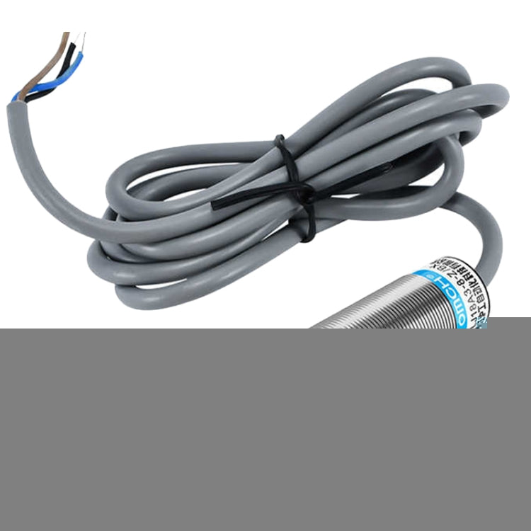 OMCH LJ18A3-8-Z/BX DC NPN 3-Wire Normally Open Sensors Inductive M18 Proximity Switch, LJ18A3-8-Z/BX