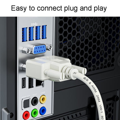 JINGHUA B110 Male To Female DB Cable RS232 Serial COM Cord Printer Device Connection Line, 1.5m, 3m, 5m, 10m