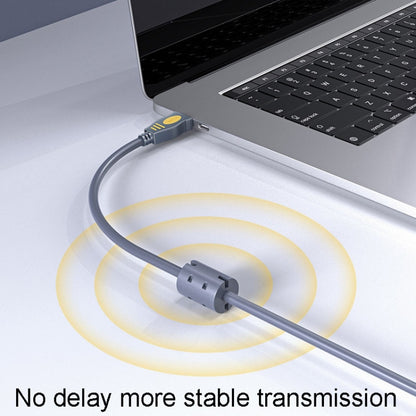 JINGHUA U110 USB2.0 Male To Male Cable Copper Data Cable With Magnetic Ring, 1.5m, 3m, 5m, 10m