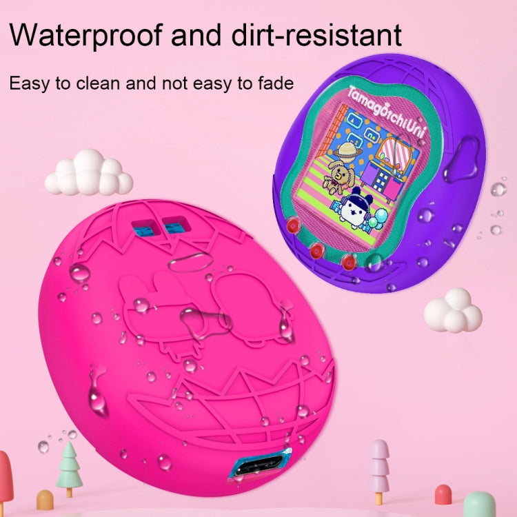 For Tamagotchi Uni (2023) Pet Game Machine Silicone Protection Case, For Tamagotchi Uni (Blue), For Tamagotchi Uni (Black), For Tamagotchi Uni (Rose Red)
