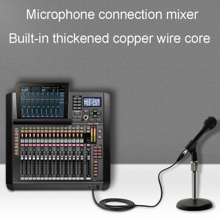 JINGHUA 6.5 Male To Female XLR Audio Cable 6.35 Three Core Balanced Microphone Mixer, 1.5m, 3m, 5m, 10m