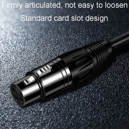 JINGHUA 6.5 Male To Female XLR Audio Cable 6.35 Three Core Balanced Microphone Mixer, 1.5m, 3m, 5m, 10m
