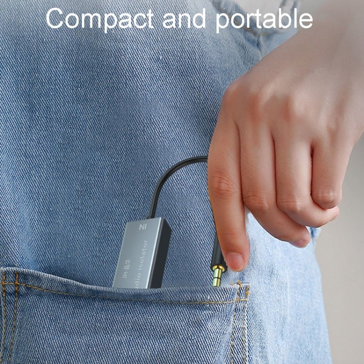 JINGHUA Z100 3.5mm Audio Isolator Car AUX Noise Reduction And Anti-Interference Sound Filtering
