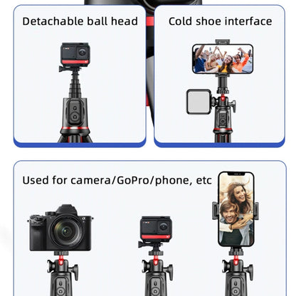 Octopus Tripod Mobile Phone Camera Portable Handheld Photo Bracket, C03 Telescopic Pole With Remote