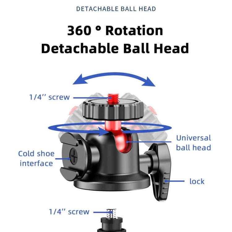 Octopus Tripod Mobile Phone Camera Portable Handheld Photo Bracket, C03 Telescopic Pole With Remote