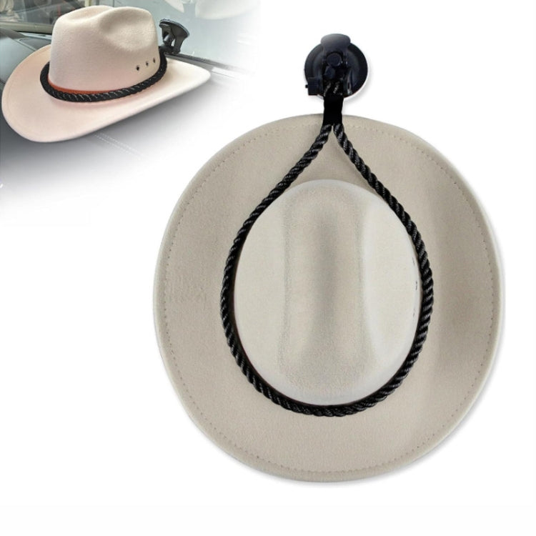 Car Cowboy Hat Rack Home Door Rear Hat Hook Holder, Black, White, Gray, Yellow
