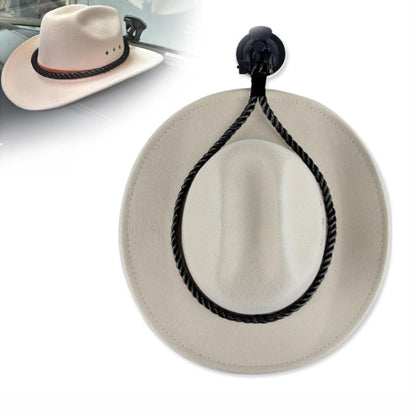 Car Cowboy Hat Rack Home Door Rear Hat Hook Holder, Black, White, Gray, Yellow