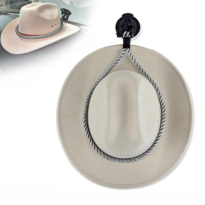 Car Cowboy Hat Rack Home Door Rear Hat Hook Holder, Black, White, Gray, Yellow