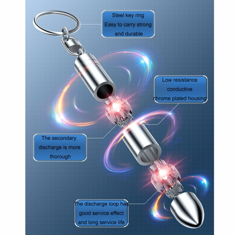 Static Elimination Car Keychain Static Discharger