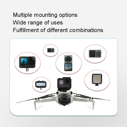 For DJI Mini 4 PRO / Mini 3 PRO / Mini 3 Upper Expansion Bracket 1/4 Screws for Tripod Accessories, For DJI Mini 4 PRO / Mini 3 PRO / Mini 3