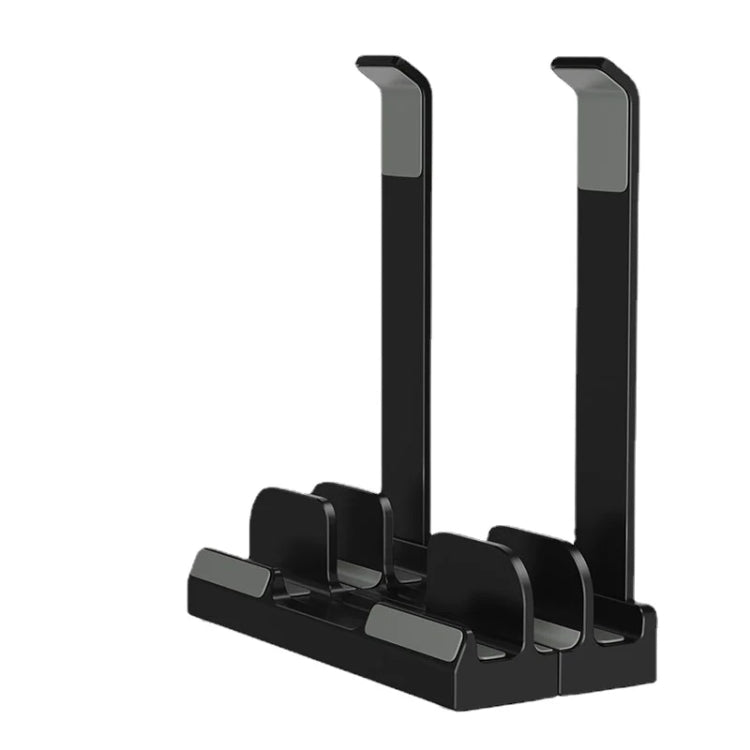 Dual-Purpose Laptop Vertical Stand Storage Rack Desktop Heightening Cooling Base