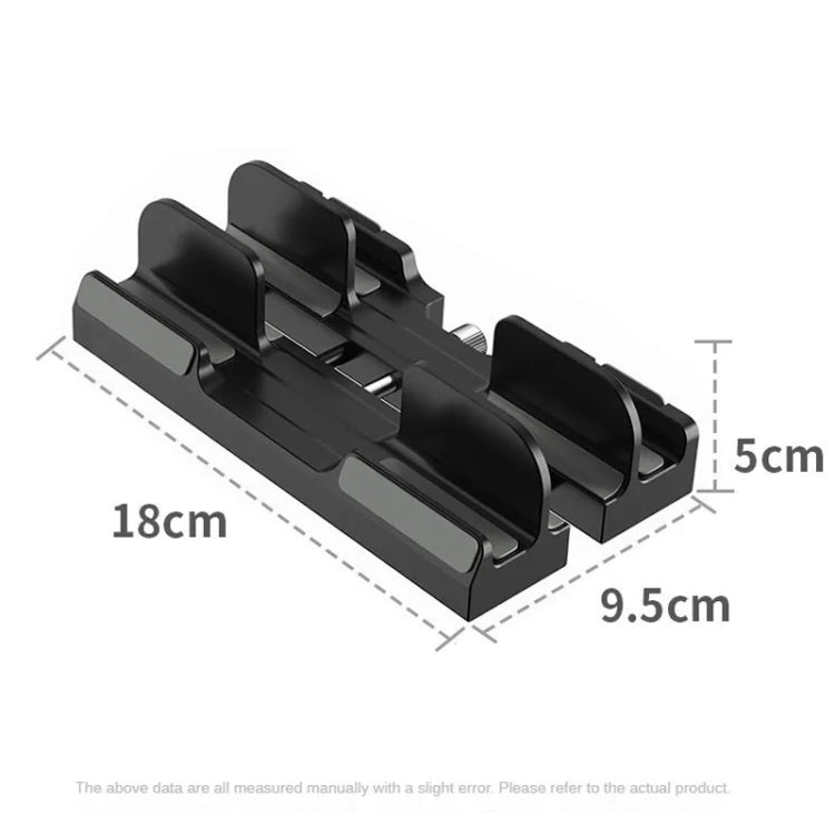 Dual-Purpose Laptop Vertical Stand Storage Rack Desktop Heightening Cooling Base