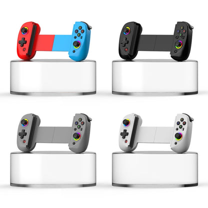 D8 Mobile Phone Stretch Band Light Gamepad Dual Hall Wireless Bluetooth Somatic Vibration Grip for PC / Android / IOS / Tablet / PS3 / PS4 / Switch, Black, White, Green Blue, Black+Receiver, White+Receiver, Green Blue+Receiver
