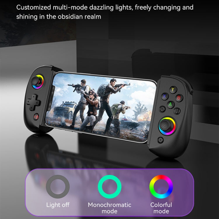 D8 Mobile Phone Stretch Band Light Gamepad Dual Hall Wireless Bluetooth Somatic Vibration Grip for PC / Android / IOS / Tablet / PS3 / PS4 / Switch, Black, White, Green Blue, Black+Receiver, White+Receiver, Green Blue+Receiver