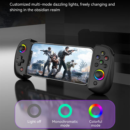 D8 Mobile Phone Stretch Band Light Gamepad Dual Hall Wireless Bluetooth Somatic Vibration Grip for PC / Android / IOS / Tablet / PS3 / PS4 / Switch, Black, White, Green Blue, Black+Receiver, White+Receiver, Green Blue+Receiver