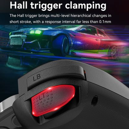 D8 Mobile Phone Stretch Band Light Gamepad Dual Hall Wireless Bluetooth Somatic Vibration Grip for PC / Android / IOS / Tablet / PS3 / PS4 / Switch, Black, White, Green Blue, Black+Receiver, White+Receiver, Green Blue+Receiver
