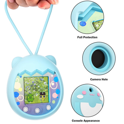 For Tamagotchi Pix Cartoon Electronic Pet Gaming Machine Silicone Protective Cover, Pink, Purple, Blue, Cyan