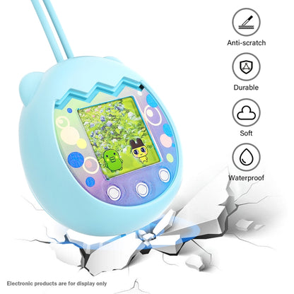 For Tamagotchi Pix Cartoon Electronic Pet Gaming Machine Silicone Protective Cover, Pink, Purple, Blue, Cyan