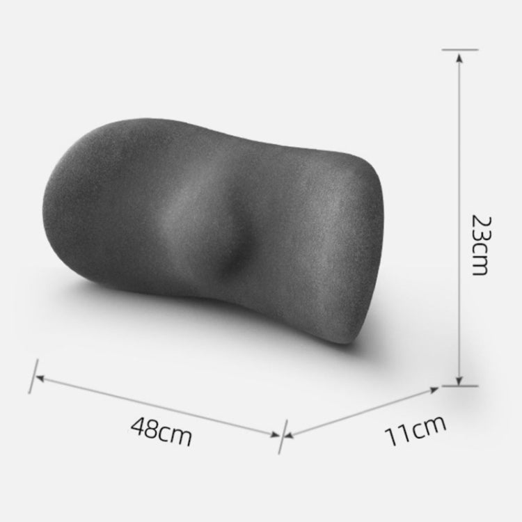 Car Cushion Driving Seat Cervical Support Backrest Pillow, Waist Pad Black, Waist Pad Blue, Waist Pad Gray, Headrest + Waist Pad Black, Headrest + Waist Pad Blue, Headrest + Waist Pad Gray