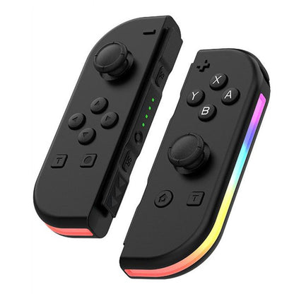 JOY-02 Gaming Left And Right Handle With RGB Lights Body Feel Bluetooth Gamepad For Switch / Switch OLED / Switch Pro / Switch Lite / Switch Joycon, Blue Red, Green Blue, White, Gray, Pink Green, Orange Purple, Light Pink Light Green