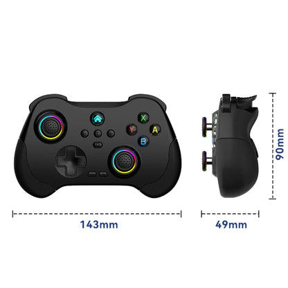 Z01 Wireless Gaming Vortex Dual Hall Body Grip For Switch / PS3 / PS4 / Adroid / IOS, White, black, green