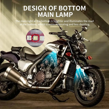 M7 Motorcycle Flashing Light Waterproof Long Duration Wireless Remote Control Modified Warning Lights