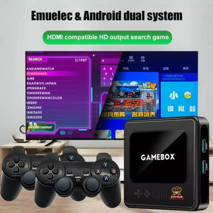 G10 GAMEBOX TV Box Dual System Wireless Android 3D Home 4K HD Game Console Support PS1 / PSP, 64G 30,000+ Games (Black), 128G 40,000+ Games (Black), 256G 60,000+ Games (Black), 64G 30,000+ Games (White), 128G 40,000+ Games (White)