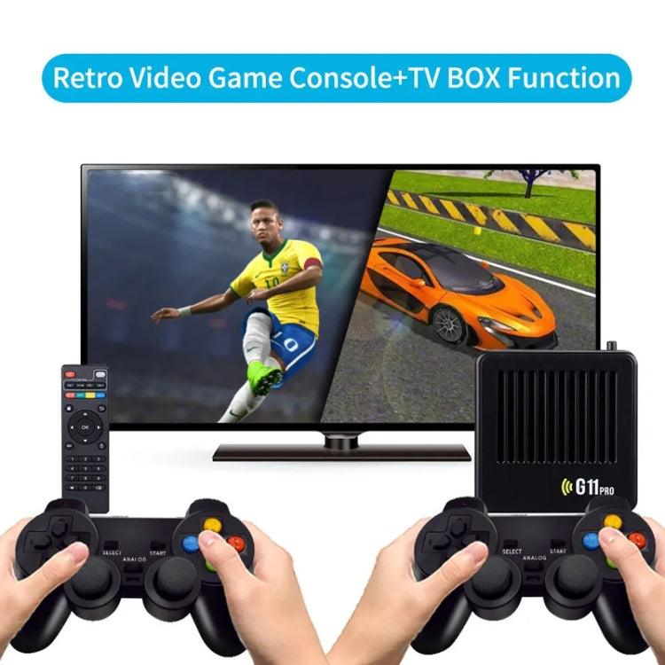 G11 PRO Game Machine TV Box Dual System HDMI HD 4K Retro Arcade, 64G 30,000+ Games, 128G 40,000+ Games, 256G 60,000+ Games, 64G+Charging Handle, 128G+Charging Handle, 256G+Charging Handle