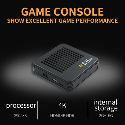 G11 PRO Game Machine TV Box Dual System HDMI HD 4K Retro Arcade, 64G 30,000+ Games, 128G 40,000+ Games, 256G 60,000+ Games, 64G+Charging Handle, 128G+Charging Handle, 256G+Charging Handle
