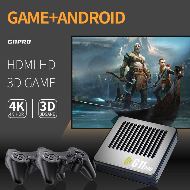 G11 PRO Game Machine TV Box Dual System HDMI HD 4K Retro Arcade, 64G 30,000+ Games, 128G 40,000+ Games, 256G 60,000+ Games, 64G+Charging Handle, 128G+Charging Handle, 256G+Charging Handle