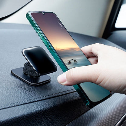 Multifunctional Sticky Car Navigation Holder Automobile Cell Phone Support Bracket, Square Black