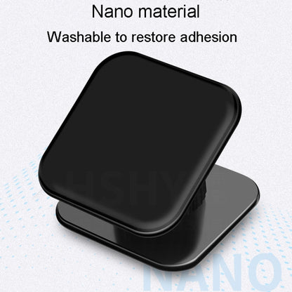 Multifunctional Sticky Car Navigation Holder Automobile Cell Phone Support Bracket, Square Black