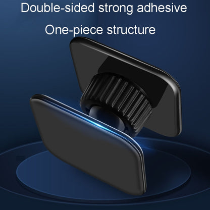 Multifunctional Sticky Car Navigation Holder Automobile Cell Phone Support Bracket, Square Black