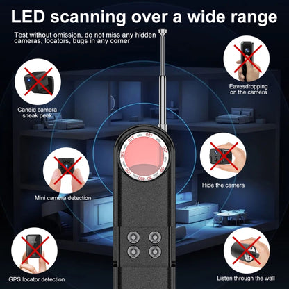 T01 Wireless Detector Camera Anti-eavesdropping Positioning GPS Alarm, T01