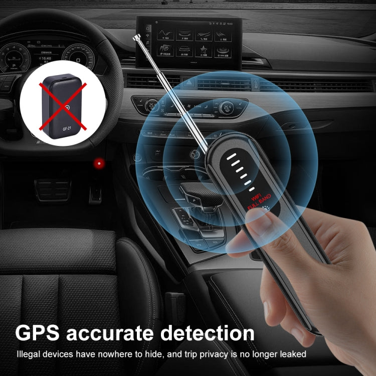 T01 Wireless Detector Camera Anti-eavesdropping Positioning GPS Alarm, T01
