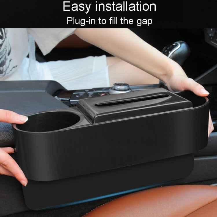 Automotive Seat Slit Organizing Box Car Seam Storage Compartment, 9197