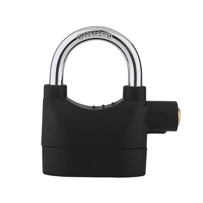 Outdoor Door Anti-Theft Alarm Lock Waterproof Anti-Pick Motorcycle Bicycle Padlock, Short Beam Model, Long Beam Model