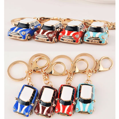 Mini Car Keychain Pendant Toy Beetle Car Gift, Red, Dark Blue, Dark Red, Lake Blue