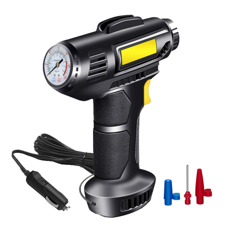 Portable Multifunctional Car Inflator Automobile Tire Pneumatic Pump, Wired Pointer, Wired Digital, Wireless Digital