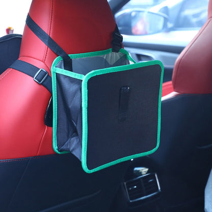 Car Seatback Trash Can Automotive Multifunctional Storage Organizer, Black Red Edge, All Black, Black Gray Edge, Black Green Edge
