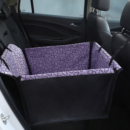 Car Single Seat Waterproof Pet Seat Protective Pad, Orange Cloud, Purple Cloud, Green Cloud
