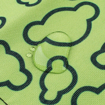 Car Single Seat Waterproof Pet Seat Protective Pad, Orange Cloud, Purple Cloud, Green Cloud
